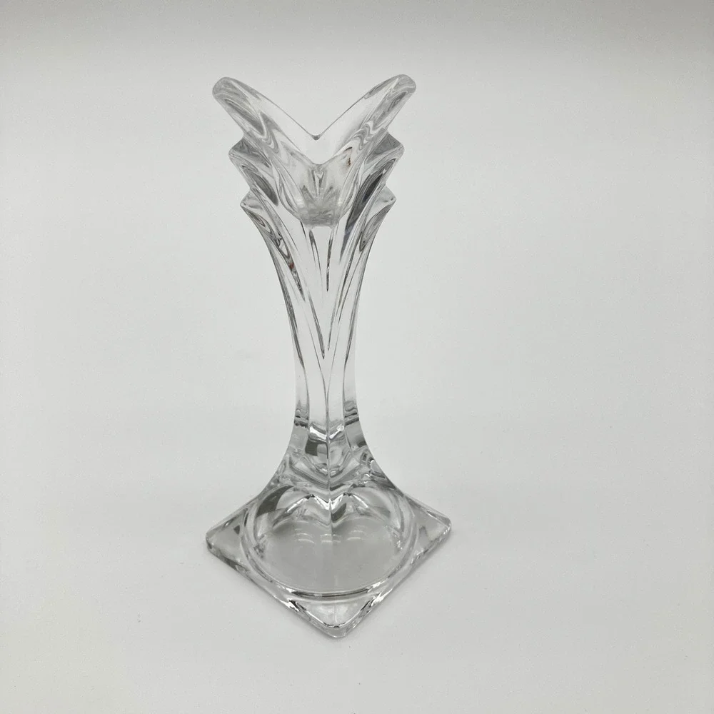 Mikasa Candlestick Holder Lead Crystal 6.5